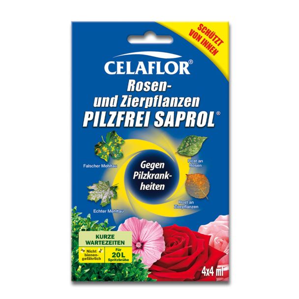 Celaflor® Rosen- und Zierpflanzen Pilzfrei Saprol, 4 x 4 ml