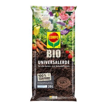 COMPO Bio Universal-Erde torffrei - 20 Liter Beutel (1 L / € 0,50)