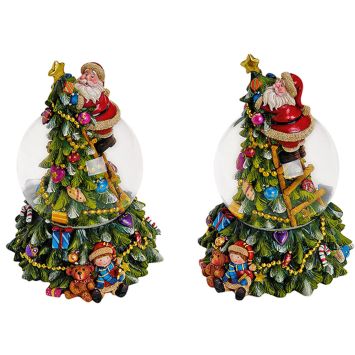 Spieluhr/Schneekugel Tannenbaum