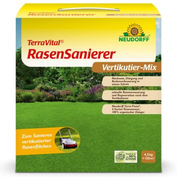 Neudorff TerraVital Rasensanierer Vertikutier-Mix, 4,5 kg (1 kg / € 8,11)