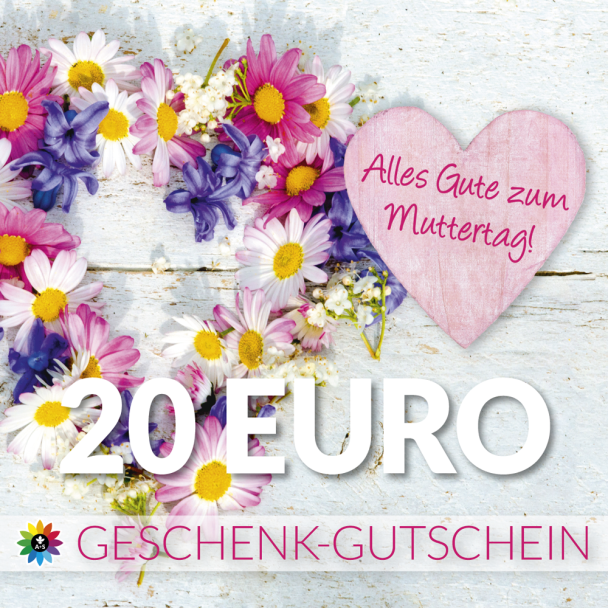 Geschenk-Gutschein, Wert 20 Euro Muttertag