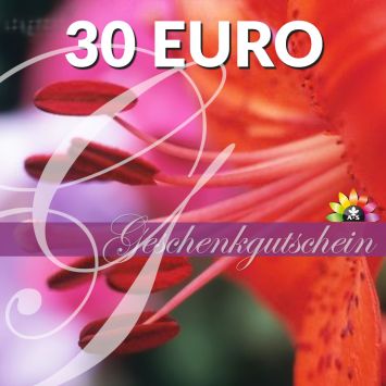 Geschenk-Gutschein, Wert 30 Euro Flower Power