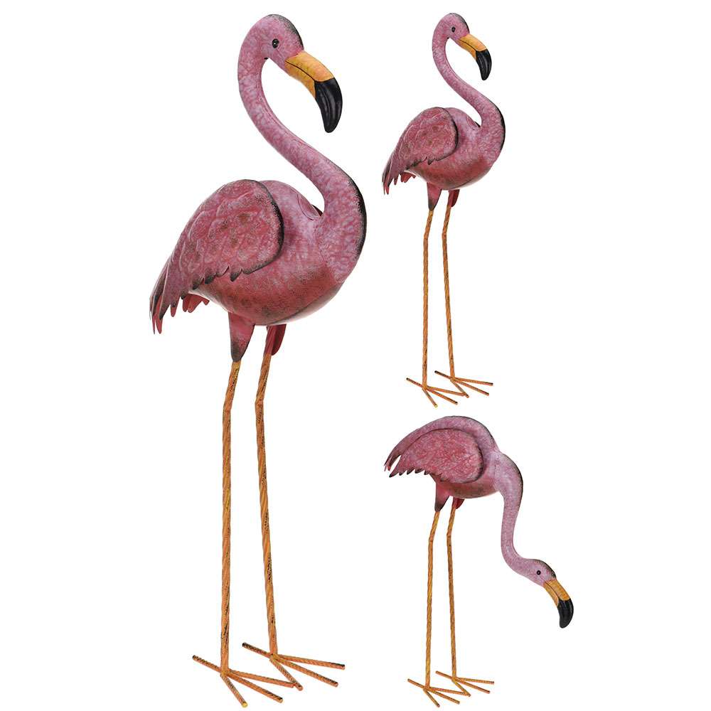 6 Flamingo Figuren Mit Kronen - Niedliche Mini-Deko Für Zuhause