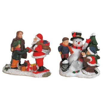 Miniatur-Weihnachtsfiguren (2er Set)