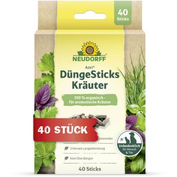 Azet® DüngeSticks für Kräuter, 40 Stück