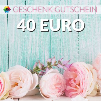 Geschenk-Gutschein, Wert 40 Euro Pfingstrosen