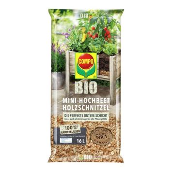 COMPO BIO Mini-Hochbeet Holzschnitzel 16 L (1 L / € 0,50)