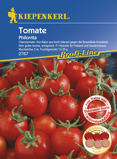 Tomaten (Kirschtomaten) 'Philovita' F1