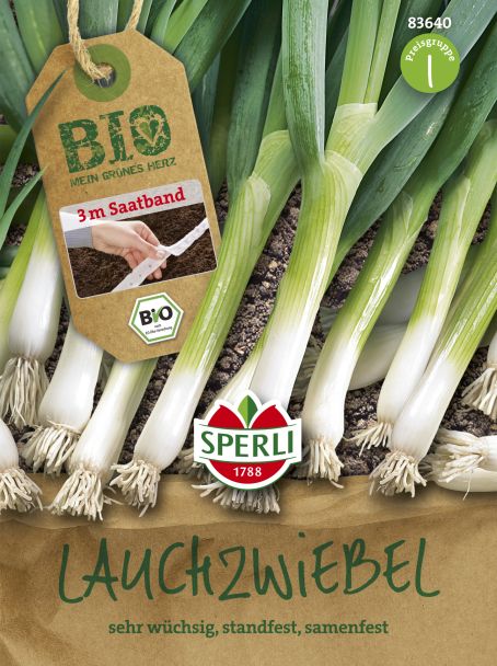 BIO Lauchzwiebel Parade - Saatband