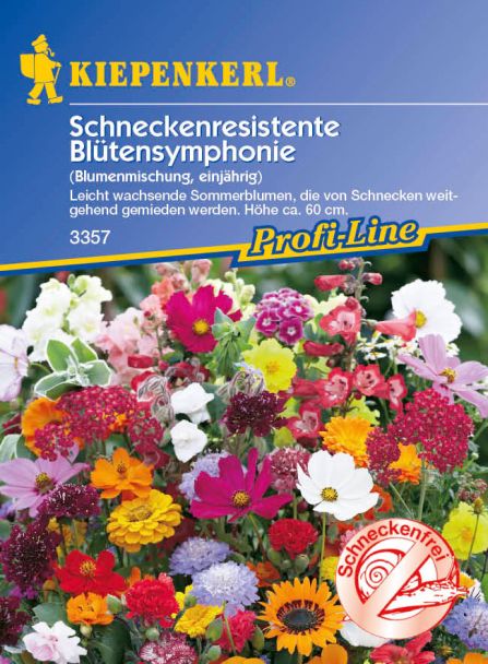Schneckenresistente 'Blütensymphonie' Blumenmischung