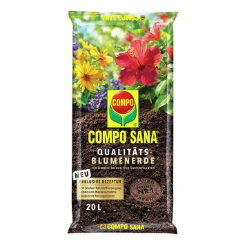 COMPO SANA® Qualitäts-Blumenerde 20 Liter (1 L / € 0,37)