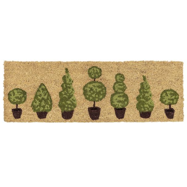 ASTRA Fußmatte Coco Style 'Buchsbäume', 25 x 75 cm