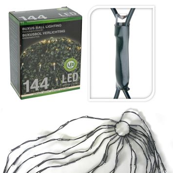 Kugel-Beleuchtung / Lichternetz, 120 cm mit 144 LED