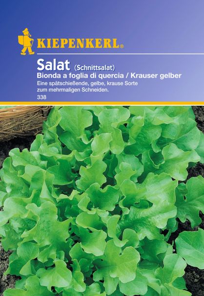 Schnittsalat 'Bionda a foglia di querc'