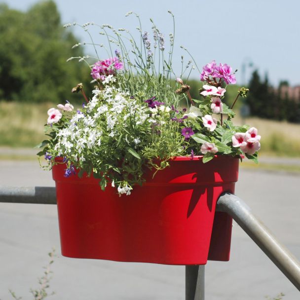 Flowerclip XL, 2er Set, rot