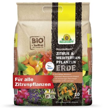 NeudoHum® Mediterranpflanzen- und PalmenErde 10 Liter (1 L / € 0,70)