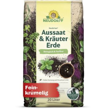 NeudoHum Aussaat-u.Kräutererde, 20 Liter (1 L / € 0,50)