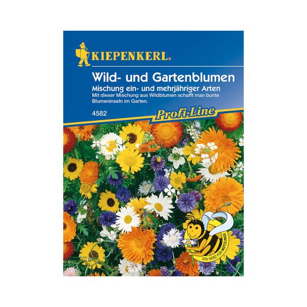 Wild- und Gartenblumen 'Mischung ein- und mehrjähriger Arten'