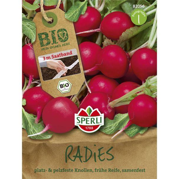BIO Radieschen Rudolf - Saatband