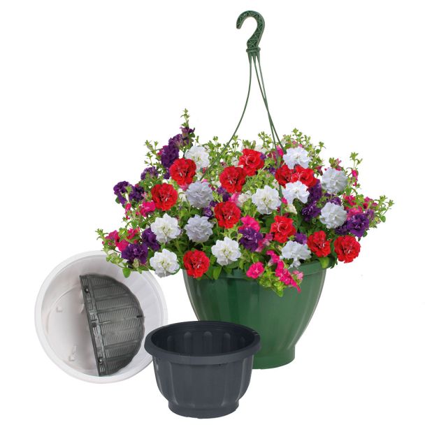 Hänge-Ampel 'ROYAL TOP' Ø 35 cm, grün