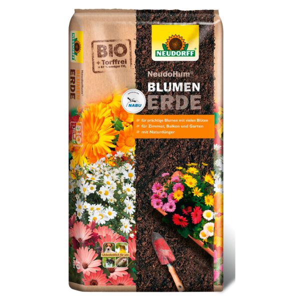 NeudoHum® Blumenerde 10 Liter (1 l / € 0,50)