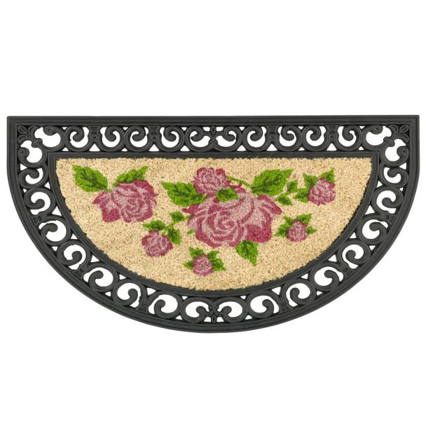ASTRA Fußmatte Coco Relief 'Rose', 45 x 75 cm