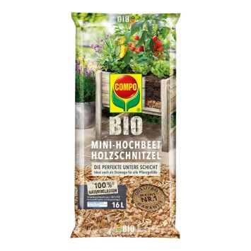 COMPO BIO Mini-Hochbeet Holzschnitzel 16 L (1 L / € 0,50)