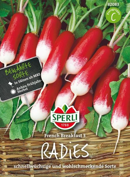 Radieschen 'French Breakfast 3'