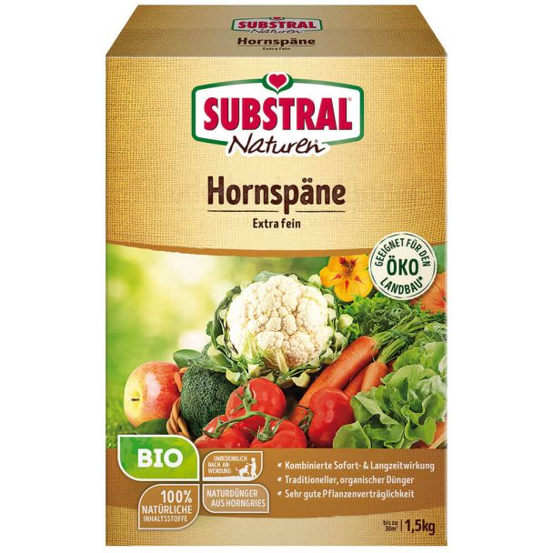 Naturen® Bio Hornspäne, 1,5 kg (1 kg / € 7,33)