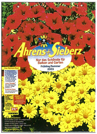 Über uns Ahrens+Sieberz Pflanzenversand & Gartenbedarf