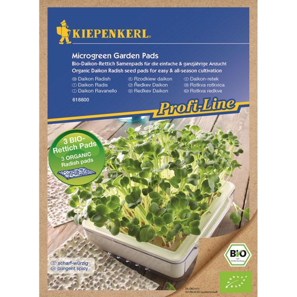 ProfiLine Bio Daikon-Rettich Nachfüllpads für MicroGreen Garden
