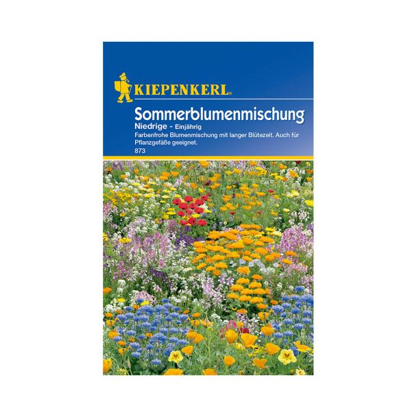 Sommerblumenmischung 'Niedrige - Einjährig'