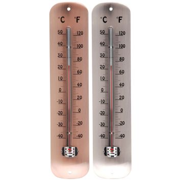 Thermometer, 30 cm, grau