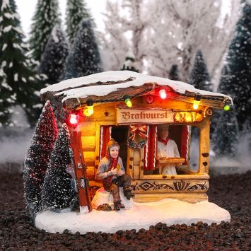Weihnachtsmarktstand (batteriebetrieben)