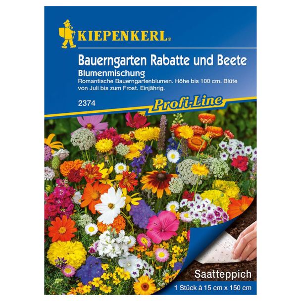 Blumenmischung Bauerngarten (Saatteppich)