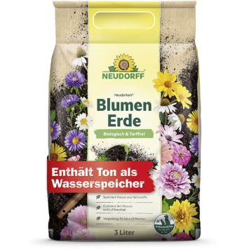 NeudoHum® 'BlumenErde' 3 Liter (1 L / € 1,66)