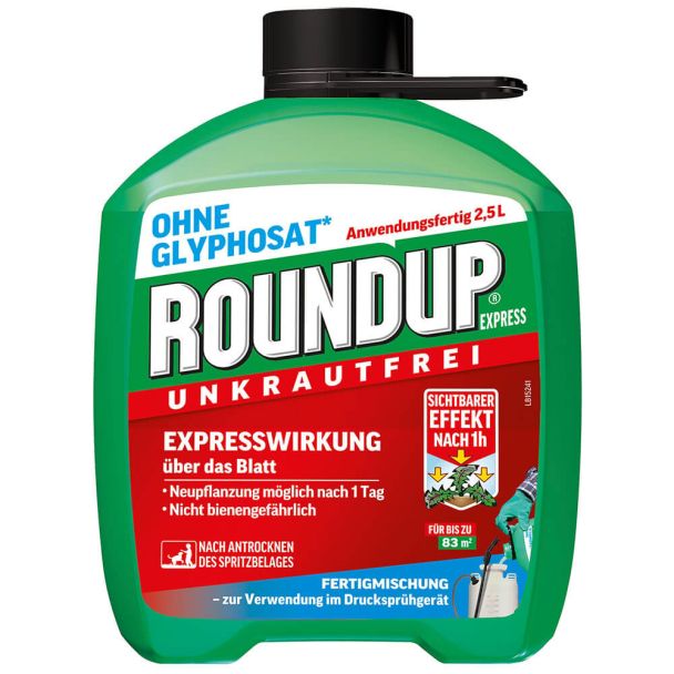 ROUNDUP® Express Fertigmischung, 2,5 Liter (1 l / € 12,00)