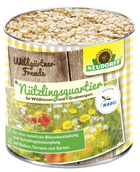 Neudorff Wildgärtner® Freude Nützlingsquartier für Wildbienen und Grabwespen
