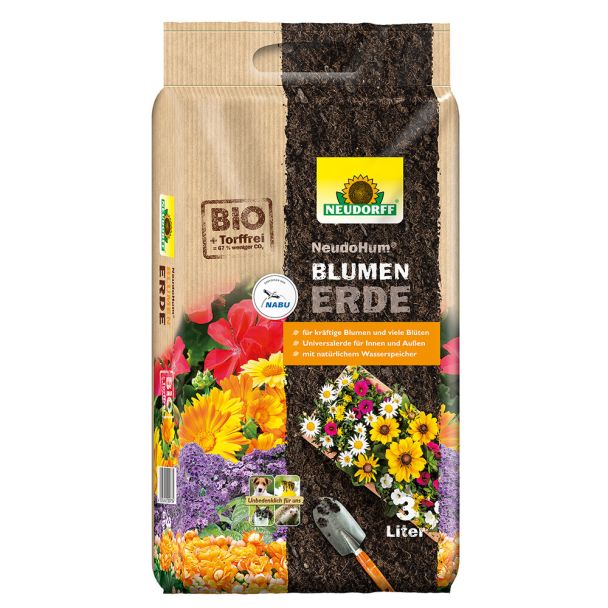NeudoHum® 'Blumenerde' 3 Liter (1 l € 1,33)