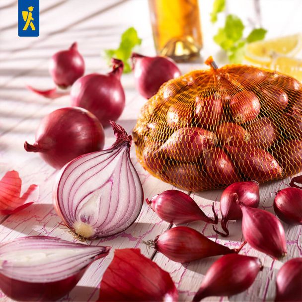 Rote Steckzwiebeln, 250 g (1 kg / € 7,96)