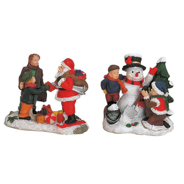 Miniatur-Weihnachtsfiguren (2er Set)