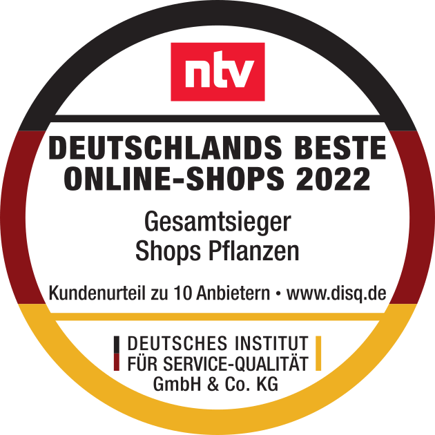 ntv/disq: Deutschlands beste Online-Shops 2020: Gesamtsieger Shop Pflanzen